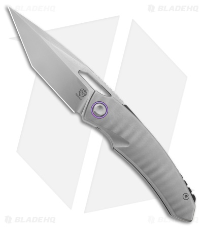 Poikilo Blade Tero Frame Lock Knife Pearlescent SW Ti (3.4" Pearlescent SW)