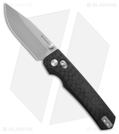 REMETTE RT-Aurora Crossbar Lock Knife Black G-10 (2.75" Ceramic Sandblast)