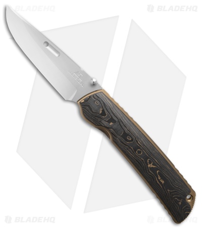 Rockstead Higo II-X-ZDP Knife Camo Gold + Carbon Fiber