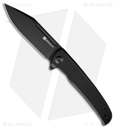 SENCUT Brazoria Liner Lock Knife Black G-10 (3.5" Black SW) SA12A