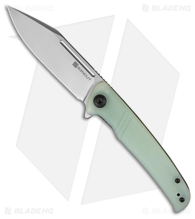 SENCUT Brazoria Liner Lock Knife Natural G-10 (3.5" Bead Blasted) SA12B