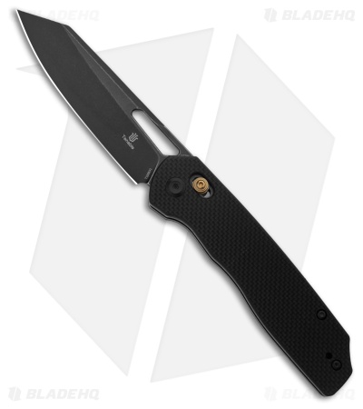Tenable Knives Shard Crossbar Lock Knife Black G-10 (3.5" Black Stonewash)