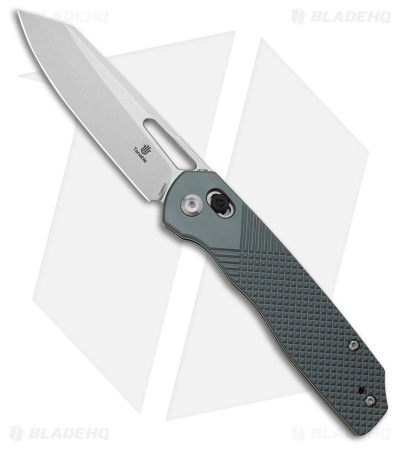 Tenable Knives Shard Crossbar Lock Knife Gray Diamond Pattern Al (3.5