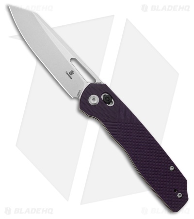 Tenable Knives Shard Crossbar Lock Knife Purple Diamond Pattern Al (3.5" SW)