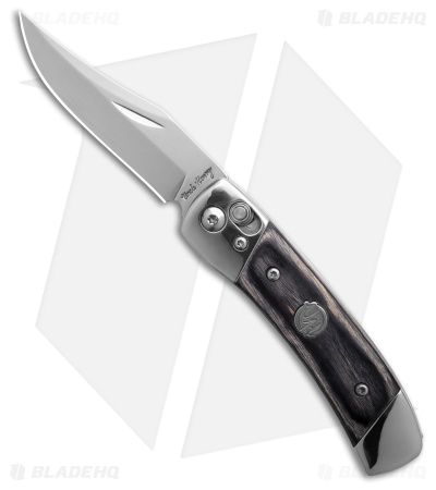Uncle Henry PLB5 Pivot Lock Clip Point Knife Wood Laminate (2.9" Polish 7Cr)