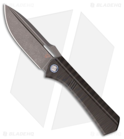 Vanguard Knives Continuum Frame Lock Knife Flame Titanium (3.4