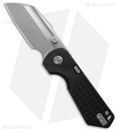 Vosteed Hedgehog Top Liner Lock Knife Black Aluminum (3" Bead Blast)