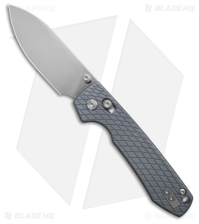 Vosteed Raccoon Crossbar Lock Knife Gray Aluminum (3.25" Satin) A0537