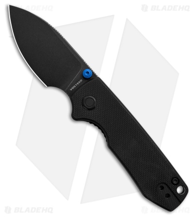 Vosteed Raccoon Cub Liner Lock Knife Black G-10 (2.4" Black SW 14C28N)