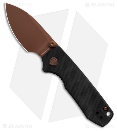 Vosteed Raccoon Cub Liner Lock Knife Black G-10 (2.4" Copper 14C28N)