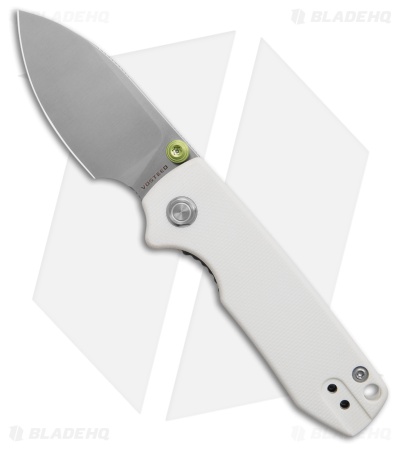 Vosteed Raccoon Cub Liner Lock Knife White G-10 (2.4" Satin 14C28N)