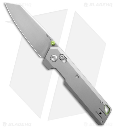 Vosteed Parallel Crossbar Lock Knife Gray Titanium (3" Satin) A3503