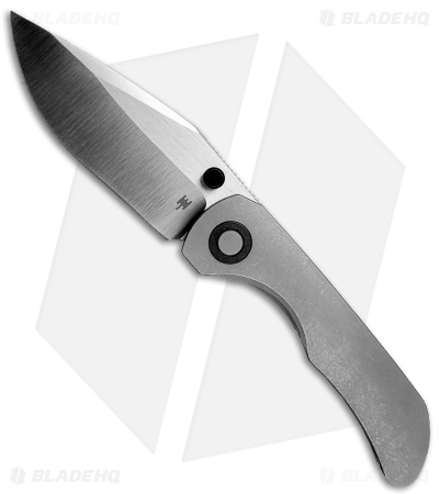 Wehr Knives Production Wolf-P Frame Lock Knife Titanium (3" Satin) *DISC*
