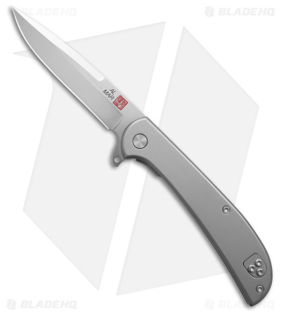 Al Mar Ultralight Falcon Frame Lock Knife Titanium (3.25" Satin)