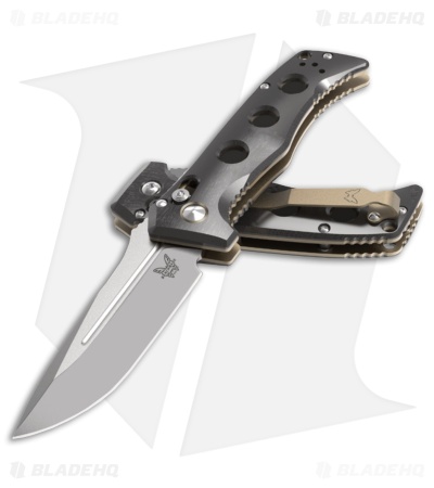 Benchmade Mini Auto Adamas AXIS Lock Knife Black Carbon Fiber (3.25