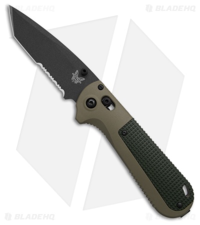 Benchmade Redoubt Tanto AXIS Lock Knife Ranger Green Grivory (3.5