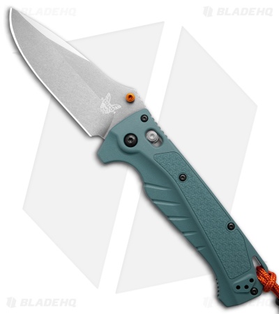Benchmade Adira MagnaCut AXIS Lock Knife Blue Grivory (3.9" Stonewash) 18060