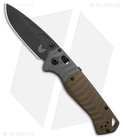 Benchmade PSK AXIS-Assist Knife Gray/OD Green G-10 (3.45