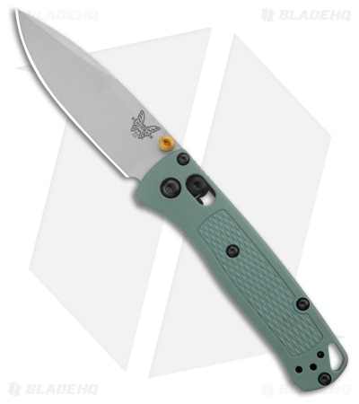 Benchmade Mini Bugout AXIS Lock Knife Sage Green (2.875" Silver) 533SL-07