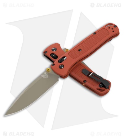 Benchmade Bugout AXIS Lock Knife Rust Orange Grivory (3.2" Cerakote) 535TN-10