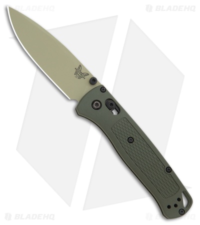 Benchmade Bugout AXIS Lock Knife Dark Olive Grivory (3.2" Cerakote) 535TN-11