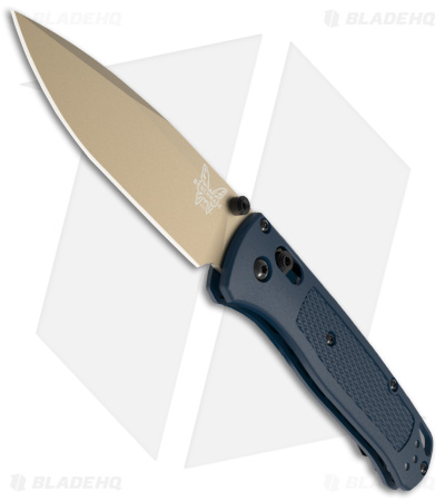Benchmade Bugout AXIS Lock Knife Crater Blue (3.24" FDE) 535FE-05