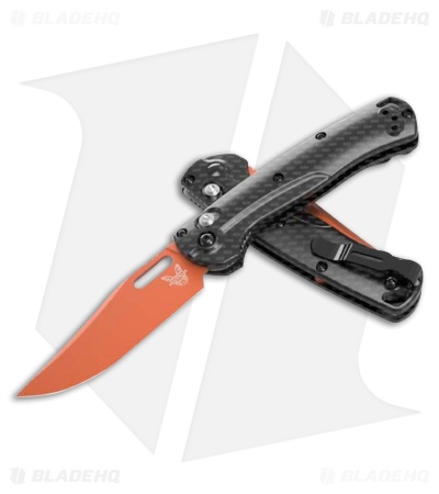 Benchmade Mini Taggedout AXIS Lock Knife Carbon Fiber (3