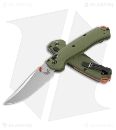 Benchmade Mini Taggedout AXIS Lock Knife OD Green G-10 (3" Satin) 15534