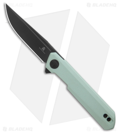 Bestechman Mini Dundee Liner Lock Knife Ice Cream Blue G-10 (2.9" Black)