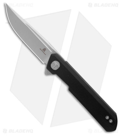 Bestechman Mini Dundee Liner Lock Knife Black G-10 (2.9" Satin)