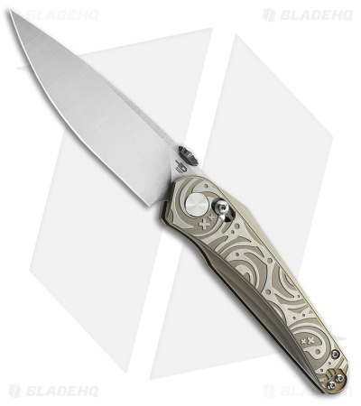 Bestech Kombou Mothus Bar Lock Knife Bronze Titanium (3.5" Satin) BT2206B