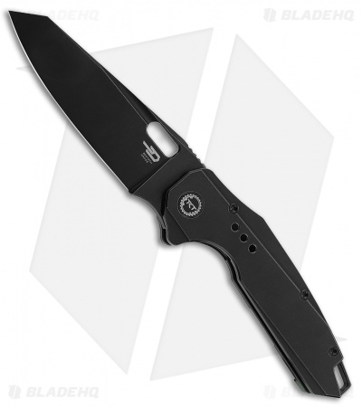 Bestech Knives Nyxie Frame Lock Knife Black Titanium (3.4" Black SW) BT2209B