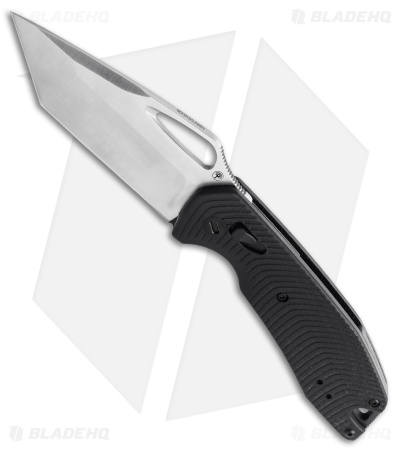 Boker Solingen TDK MagnaCut Tanto Crossbar Lock Knife Black GFN (3.46" Satin)