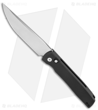 Boker Solingen Urban Trapper MagnaCut Auto Knife Black Aluminum (3.3" Satin)