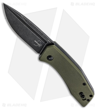 Boker Plus Worldwide 2.0 Slip Joint Knife Green G-10 (2.51" Black)