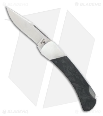 Buck Knives 500 Duke Legacy Collection Knife Black Carbon Fiber (3