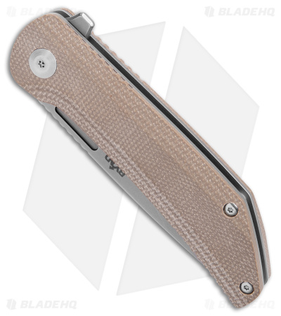 B'yond EDC Custos Drop Point Knife Tan(SW) - Blade HQ