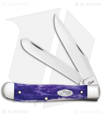 Case Knives Ultra Violet Bone Smooth Trapper (6254 SS)