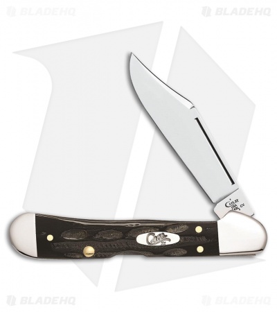 Case Cutlery Mini CopperLock Traditional Pocket Knife 3.625" Jigged Buffalo Horn