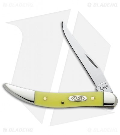 Case Yellow Small Texas Toothpick Knife 3