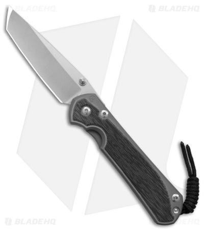 Chris Reeve Large Sebenza 31 Tanto Black Canvas Micarta (3.6