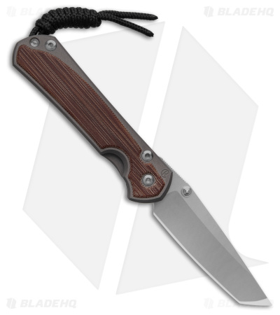 Chris Reeve Small Sebenza 31 Inlay Natural Canvas Micarta Tanto LH (2.94" SW)