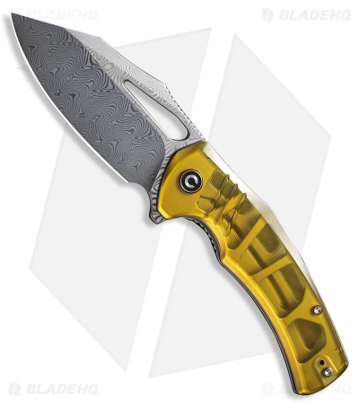 CIVIVI BullTusk Liner Lock Knife Ultem (3.5" Damascus) C23017-DS1