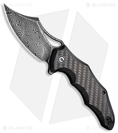CIVIVI Chiro Clip Point Liner Lock Knife Black CF/G-10 (3.1