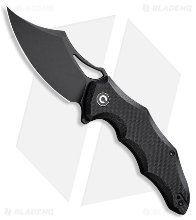CIVIVI Chiro Clip Point Liner Lock Knife Black G-10 (3.1" Black SW)