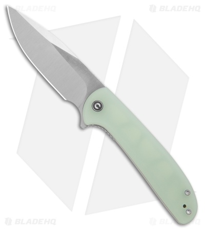 CIVIVI Primitrox Drop Point Liner Lock Knife Jade G-10 (3.5" Satin)