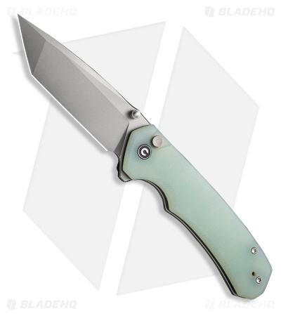 CIVIVI Brazen Button Lock Knife Jade G-10 (3.46" Stonewash) C19059C-3