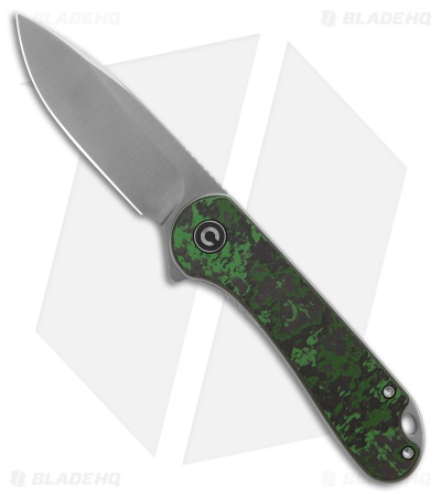 CIVIVI Elementum Limited Edition Knife Black/Green Carbon Fiber (3