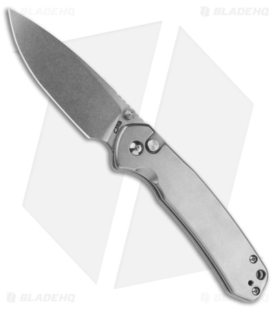 CJRB Pyrite Button Lock Knife Steel (3.1" Stonewash AR-RPM9)