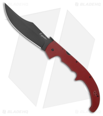 Cold Steel Espada XL Lockback Knife Ruby Red G-10 (7.5" Black)